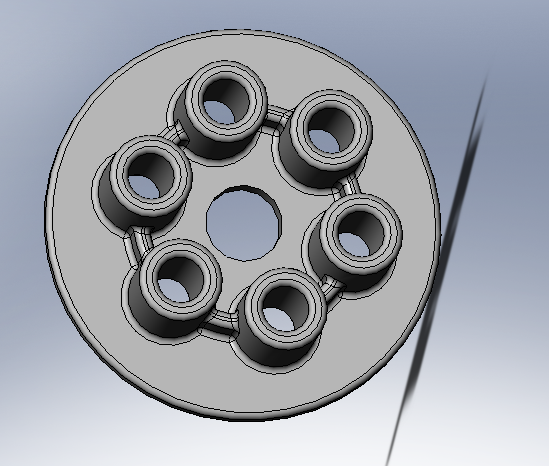solidworks2010画的练习图-压力盘